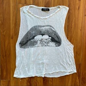 Varga Lips Graphic Tank Top